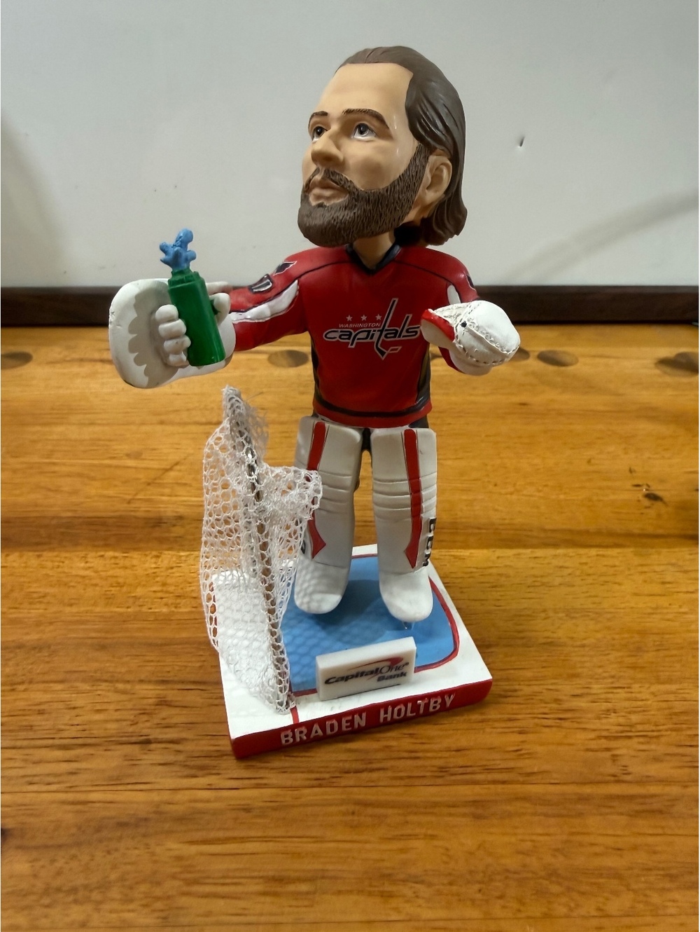 RARE Braden Holtby Washington Capitals Election Night SGA Bobblehead Bottle 2017